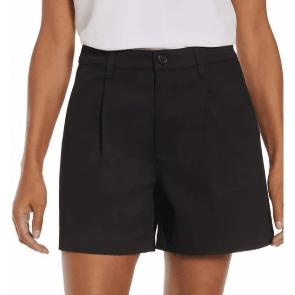 NEW! Banana Republic Women's Black Pleat Front Shorts